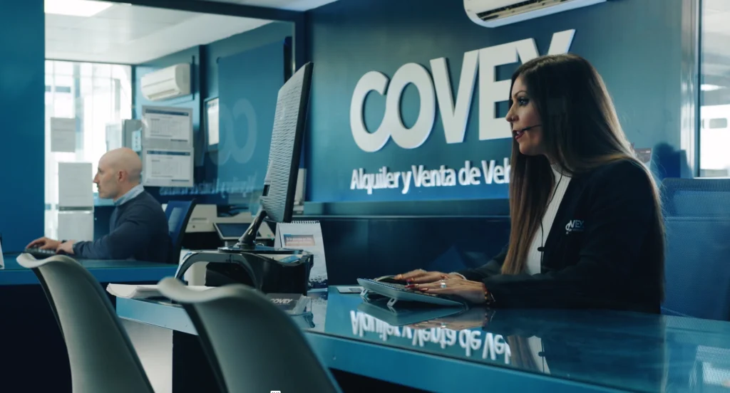 Oficina de atención al cliente Covey alquiler y venta de vehículos