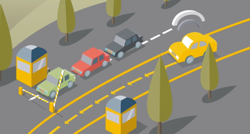 Pago automático de peaje en la autopista Autema con aplicación móvil.