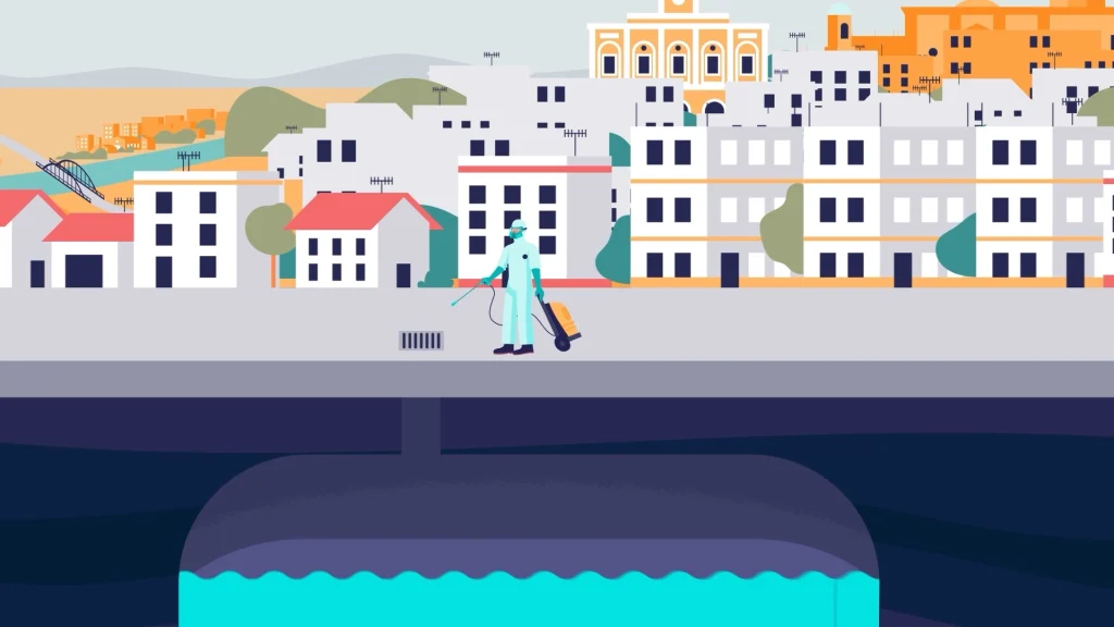 Campaña Chiclana contra mosquito virus del Nilo, fumigación urbana